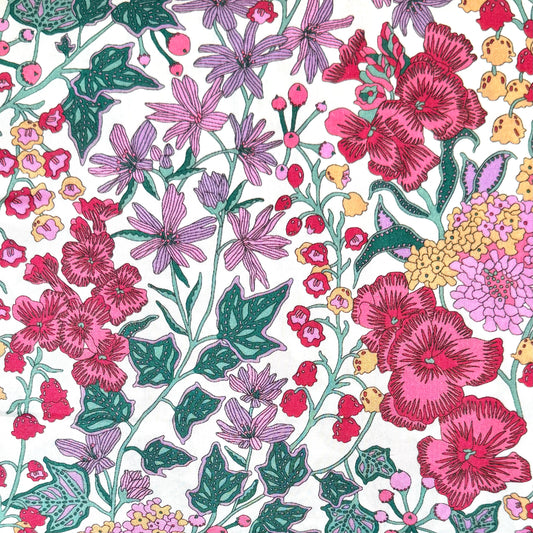Edna Berry Violet - Liberty of London Cotton Tana Lawn - Half Yard