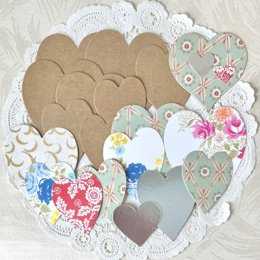 Assorted Die Cut Hearts