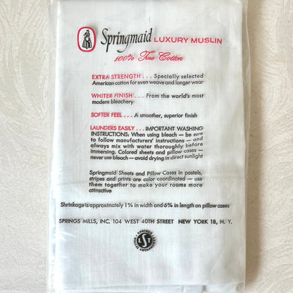 Vintage Springmaid Cotton Sheets and Pillowcases