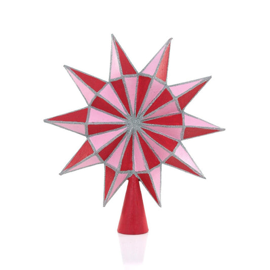 Kaleidoscope Paper Mache Tree Topper