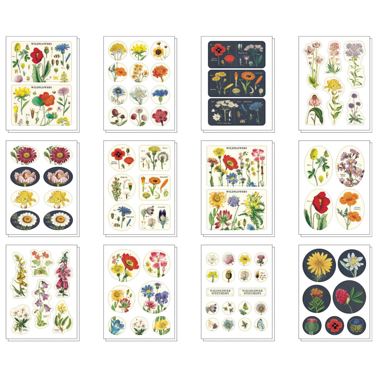 Cavallini_Wildflower_Vintage_Stickers