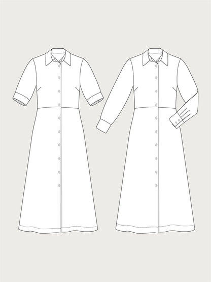Shirt Dress Pattern by The Assembly Line