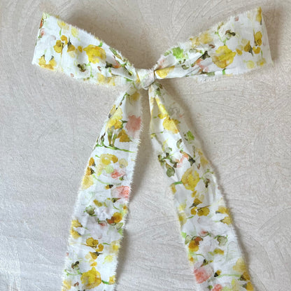 Frayed Edge Ribbon - Liberty Cotton Tana Lawn