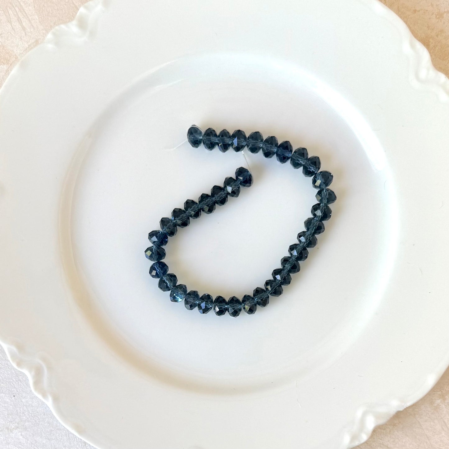 Crystal Rondelle Beads - 8MM