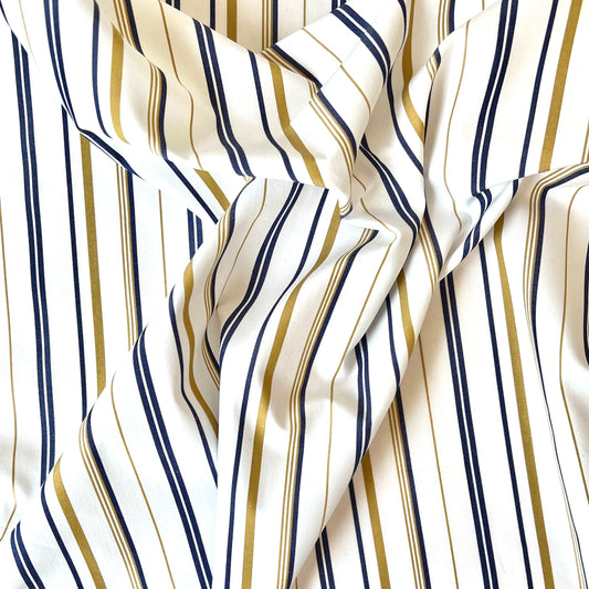 Striped Mens Shirting- Half Yard