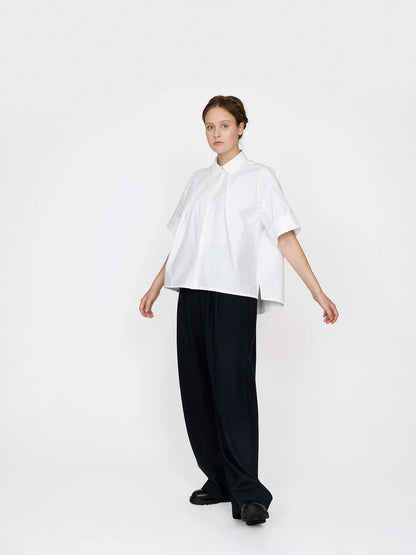 Front Pleat Shirt Pattern by The Assembly Line