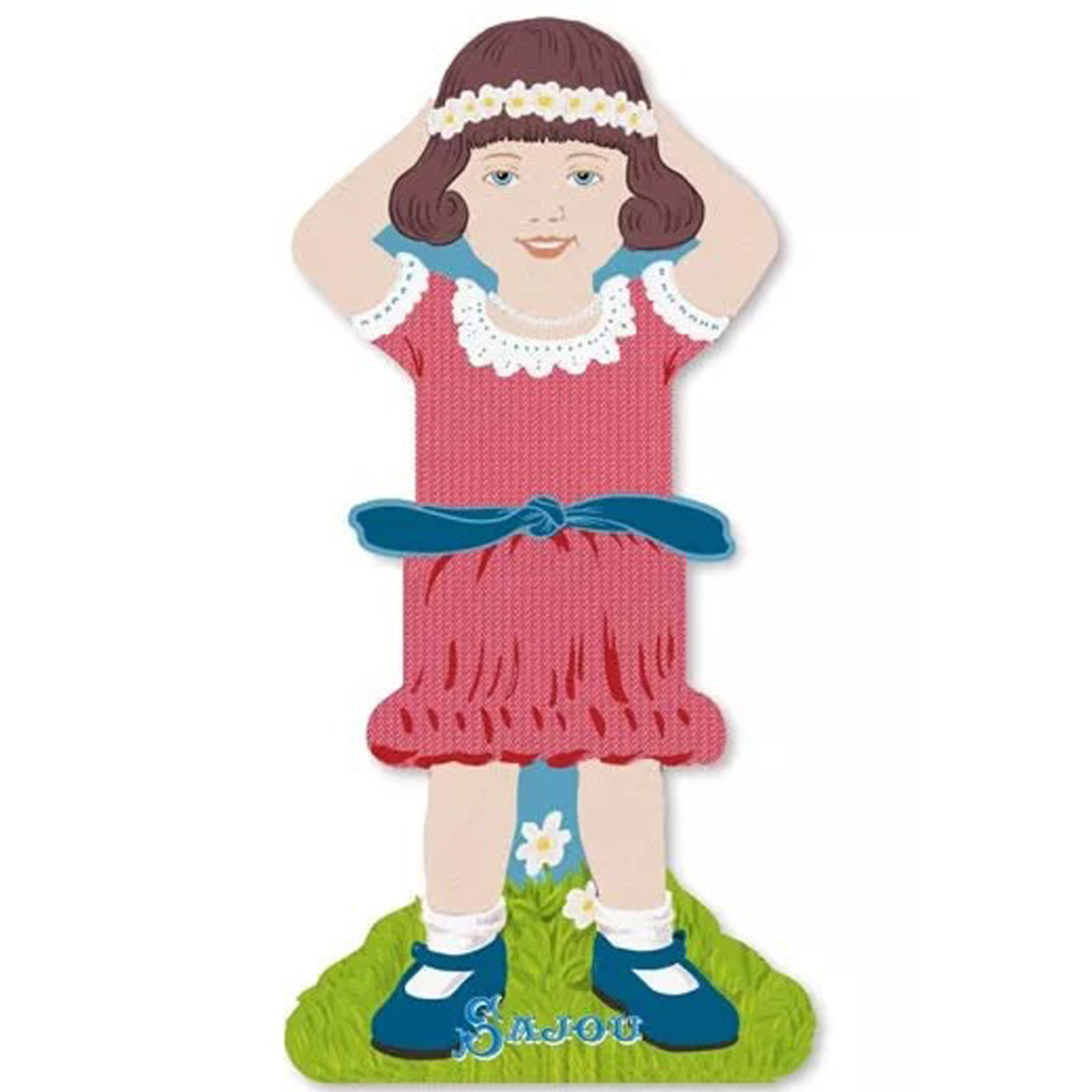 Storage Thread Ribbon Cards - Girls Family 1- Sajou France