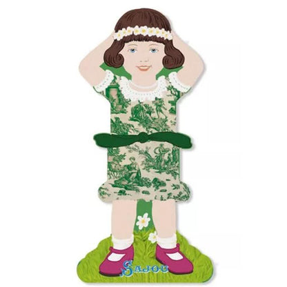 Storage Thread Ribbon Cards - Girls Family 4- Sajou France