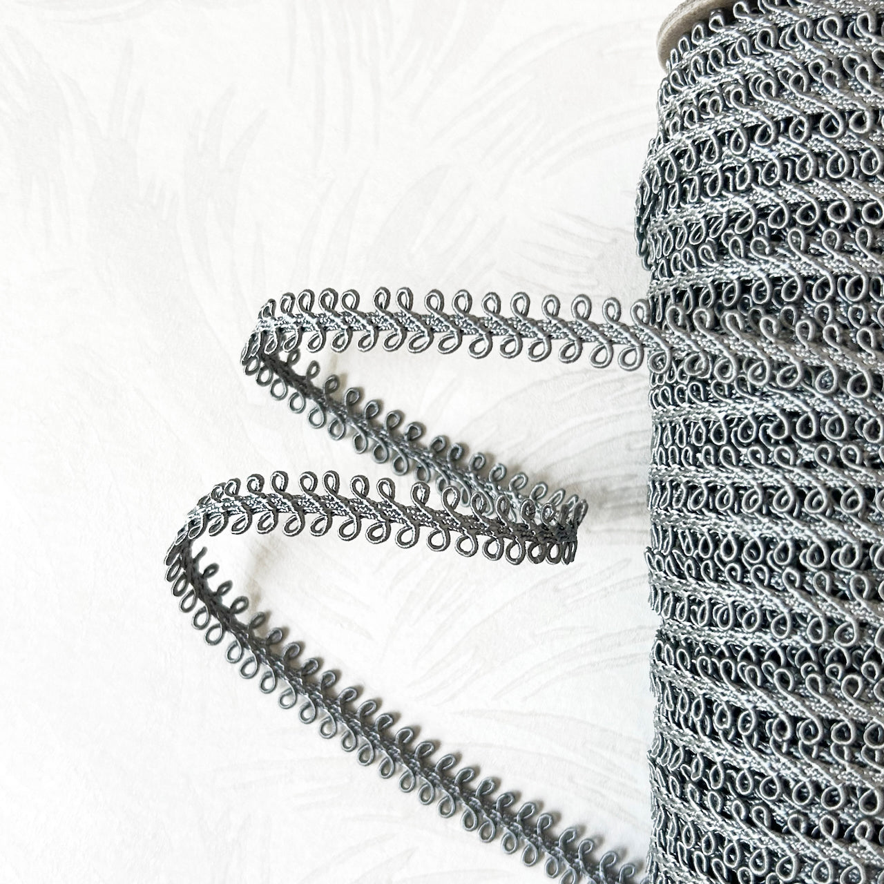 Dark Gray Loop Braid - Vintage – Rose Mille