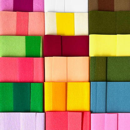 Double Sided Doublette, German Crepe Paper, "Gloria"