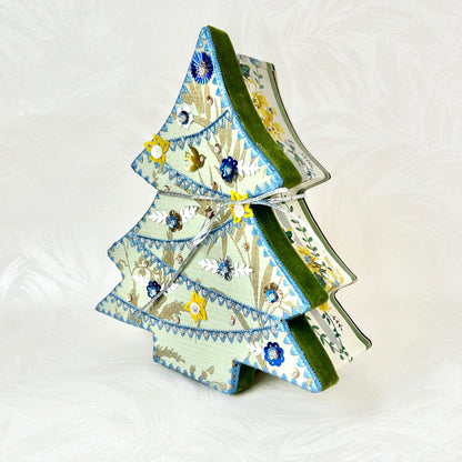 Paper Mache Pine Tree Box - #1