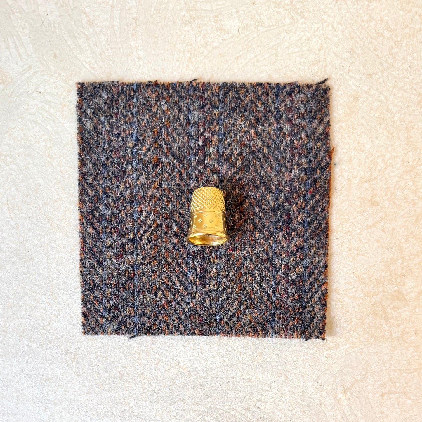 Wool Tweed Fabric Pieces