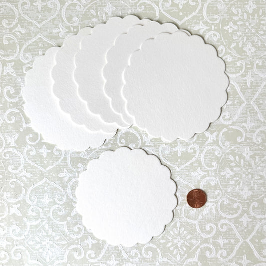 Scalloped Chipboard Circles