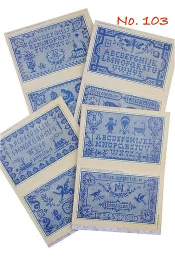 Sajou Cross Stitch Mauve Albums