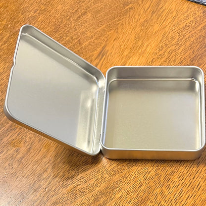 Square Hinged Tin