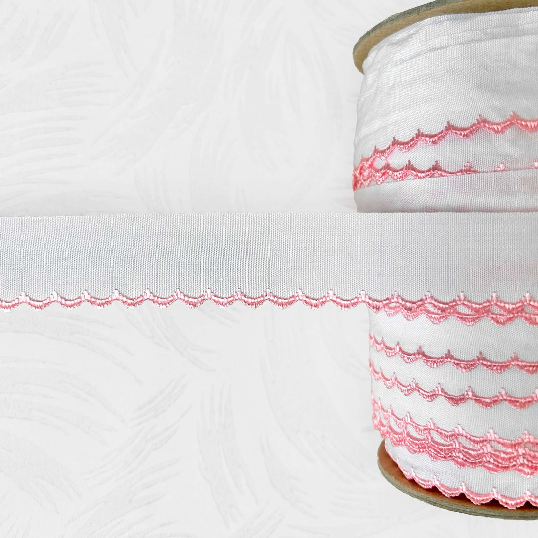 Embroidered Cotton Edging – Rose Mille