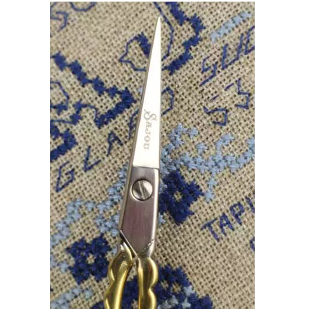 Embroidery scissors - Scallop - Gilded - Sajou