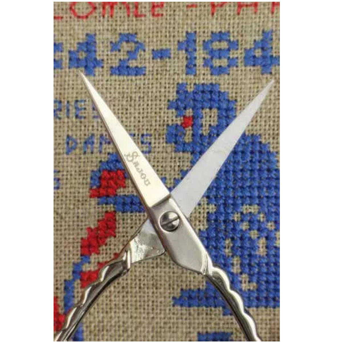 Embroidery scissors - Scallop - Nickel Plated - Sajou