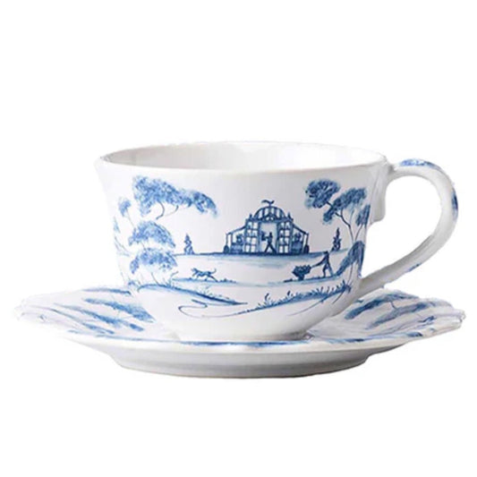 Country Estate Teacup & Saucer - Juliska