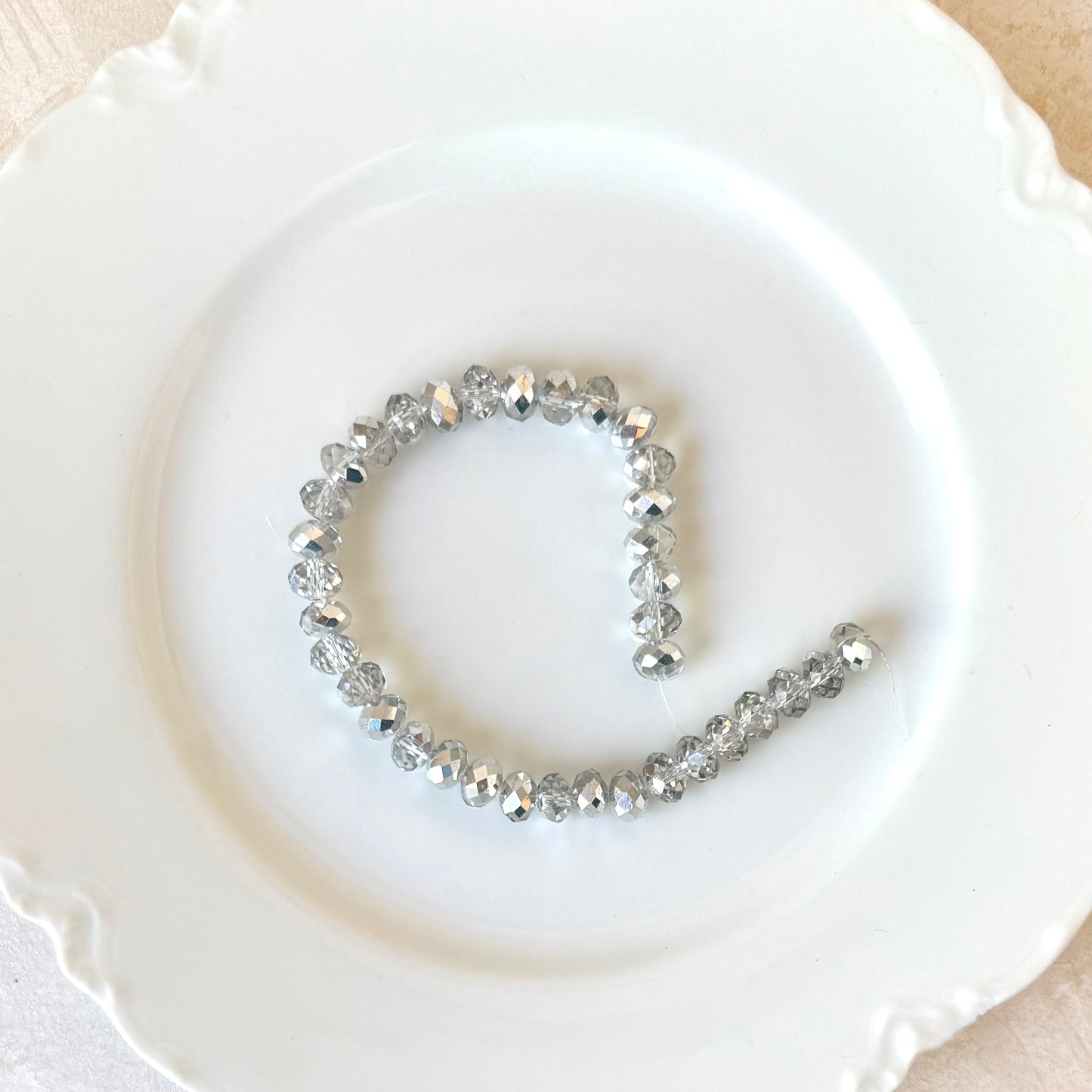 Crystal Rondelle Beads - 8MM
