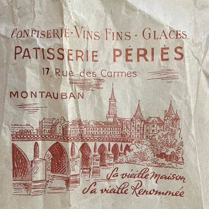 French Moiré Favor Bags - Vintage