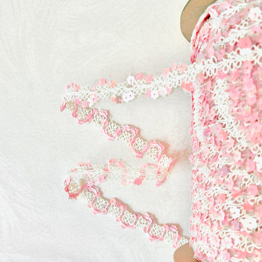 Flower Sequin Passementerie - Multiple Colorways