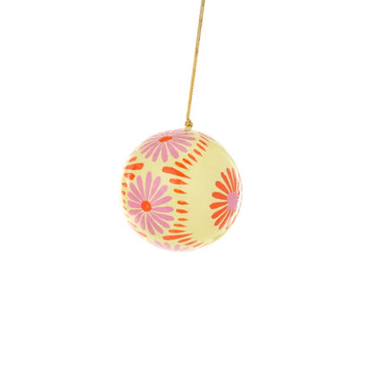 Paper Mache Folklore Bauble Ornament