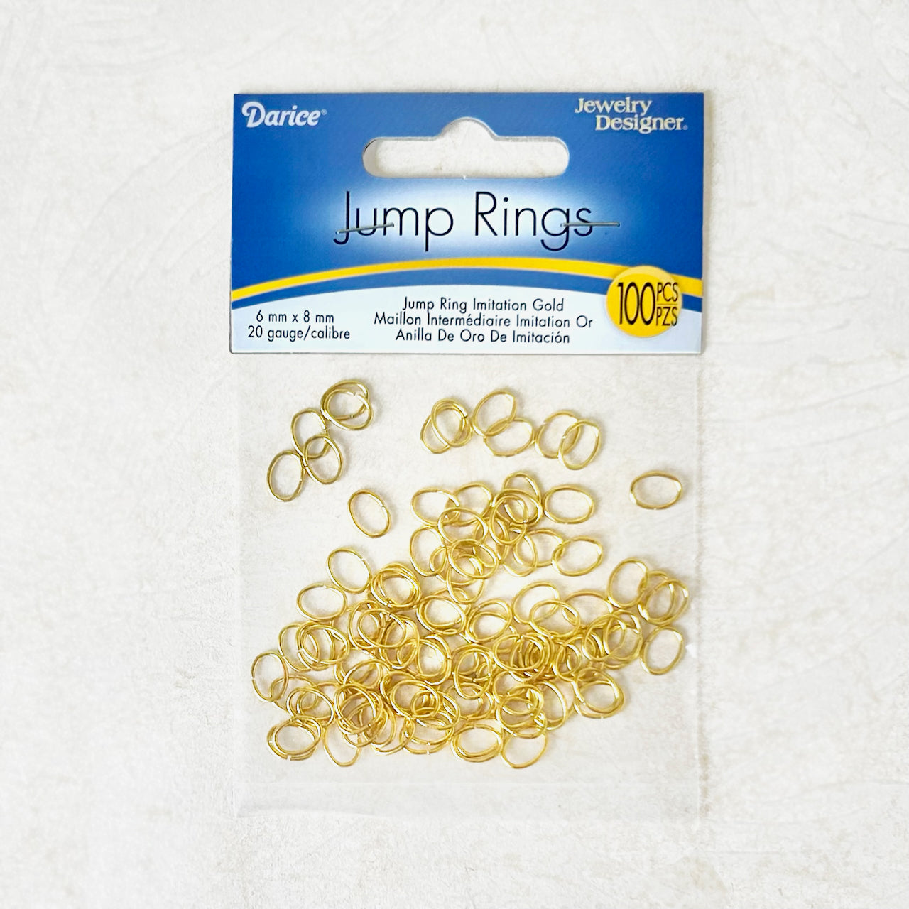 Spring Jump Rings Oval Jump Rings - 6MM X 8MM – Rose Mille