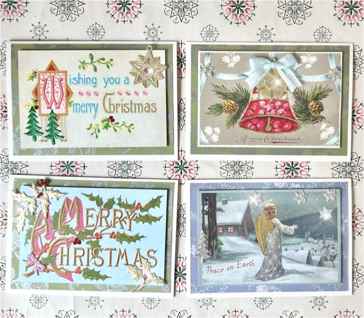 Merry Christmas Card Kit - 16 Cards
