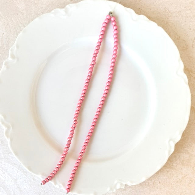 Glass 4MM Beads  - Pink Miracle Beads