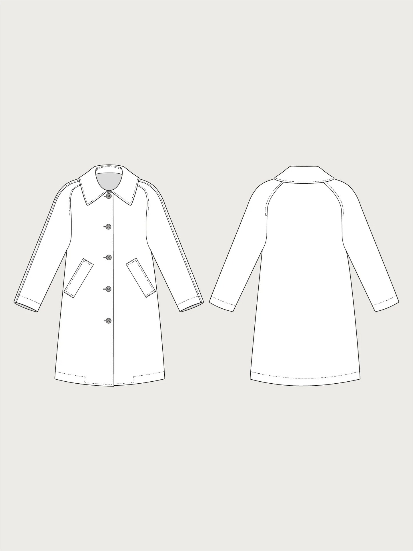 Car Coat Pattern by The Assembly Line
