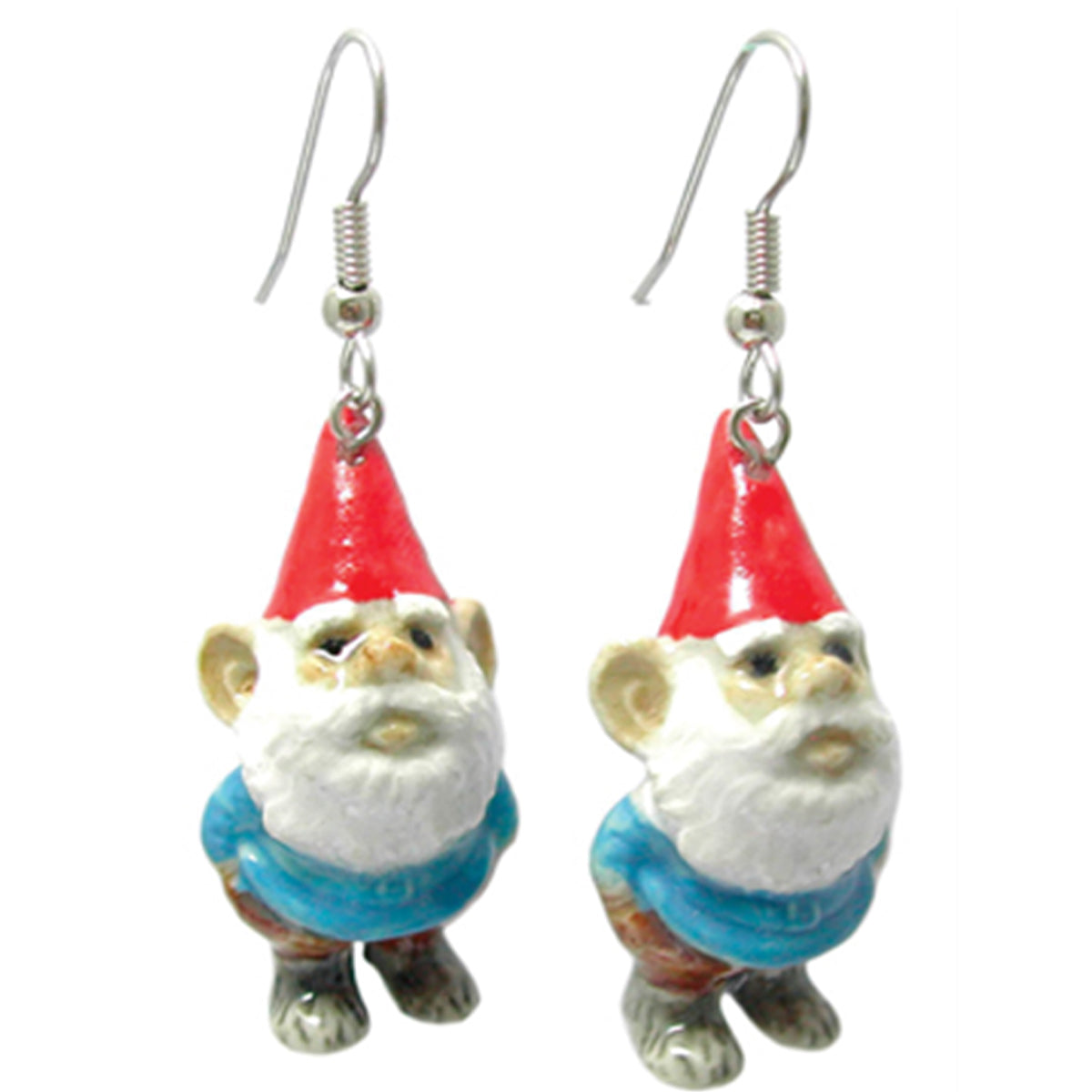 Gnome Earrings - Porcelain