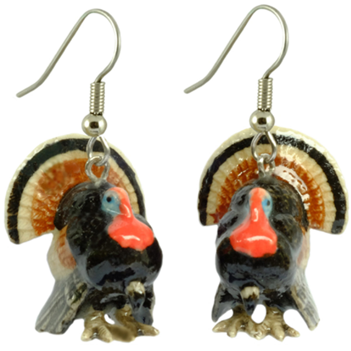 Turkey Earrings - Porcelain
