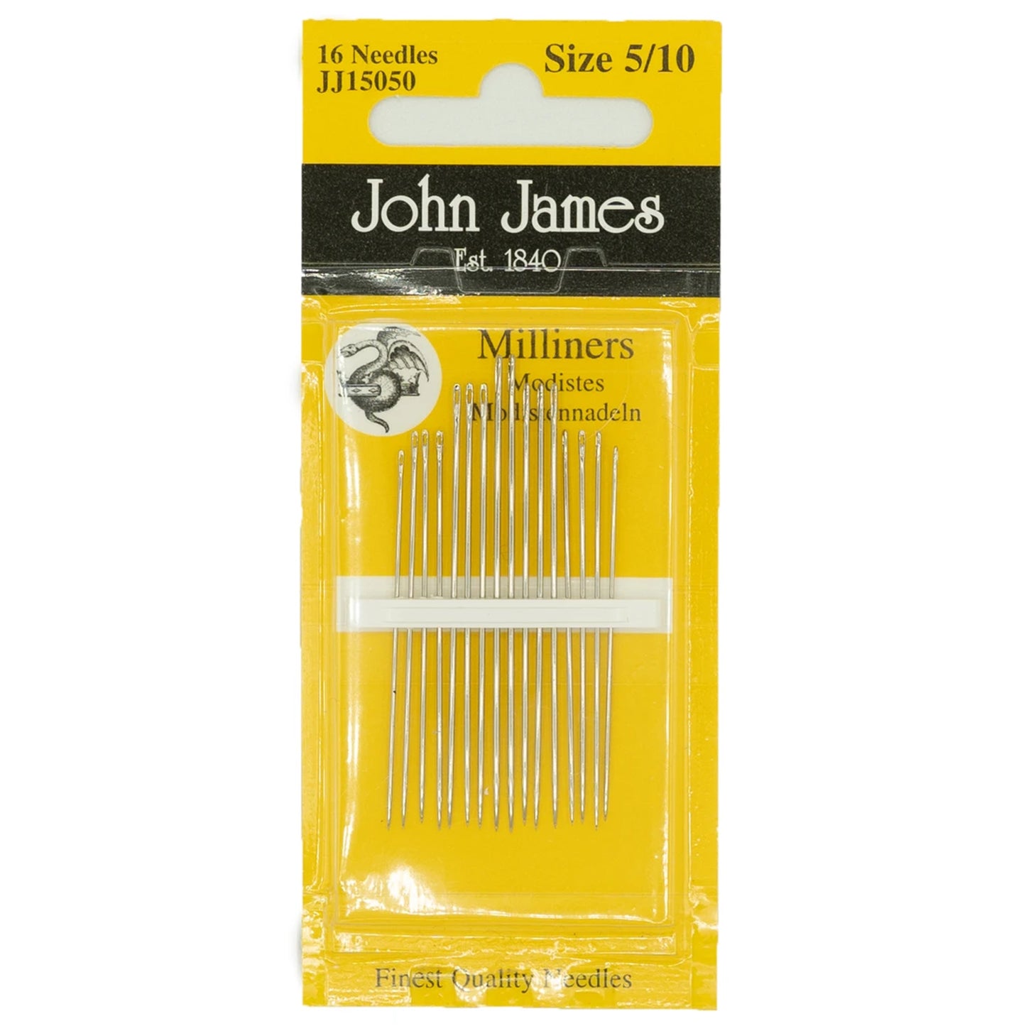 John James Milliners / Straw Needles