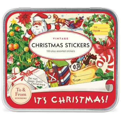 Vintage Christmas Stickers