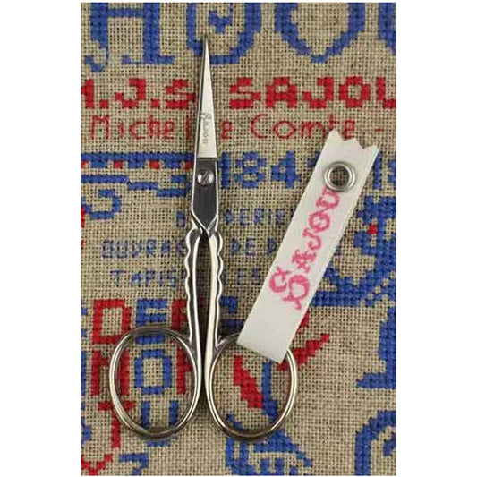 Embroidery scissors - Scallop - Nickel Plated - Sajou