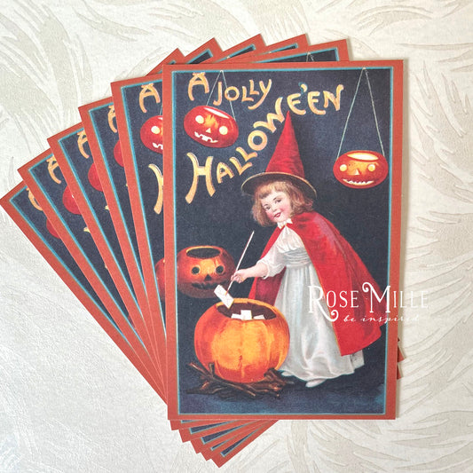 Dress up Witch - Layering Postcards