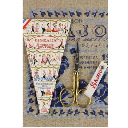 Embroidery scissors - Scallop - Gilded - Sajou