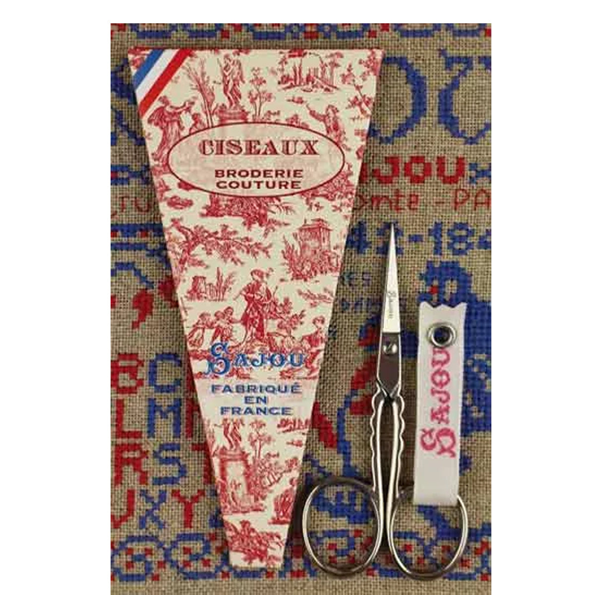 Embroidery scissors - Scallop - Nickel Plated - Sajou