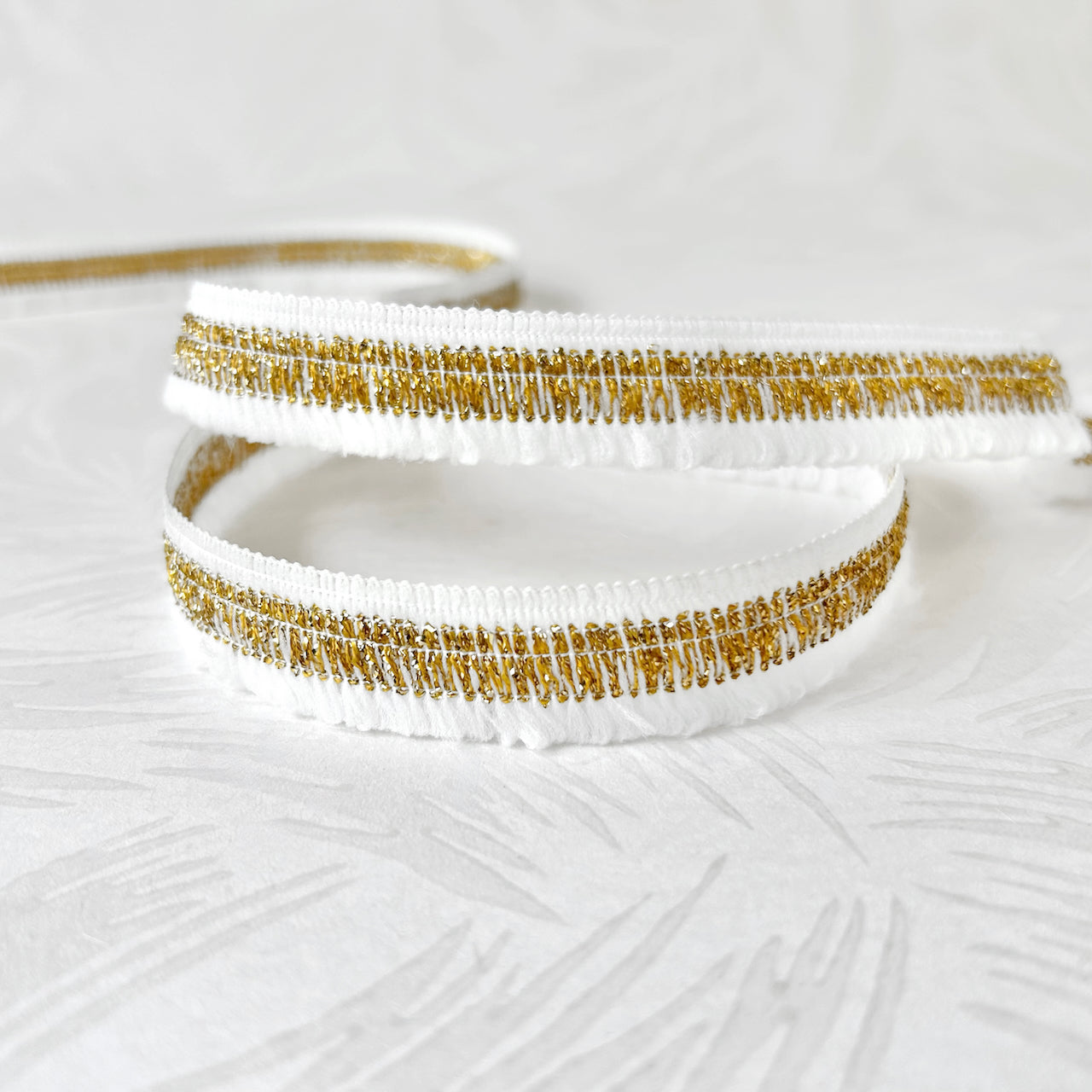 Metallic Loop Fringe – Rose Mille