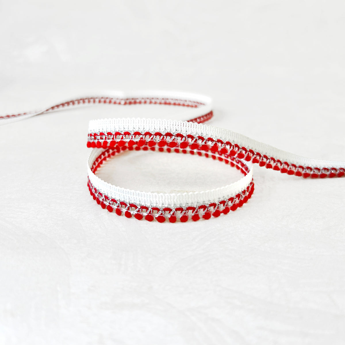 Metallic Puffy Loop Edge Braid - Multiple Colorways