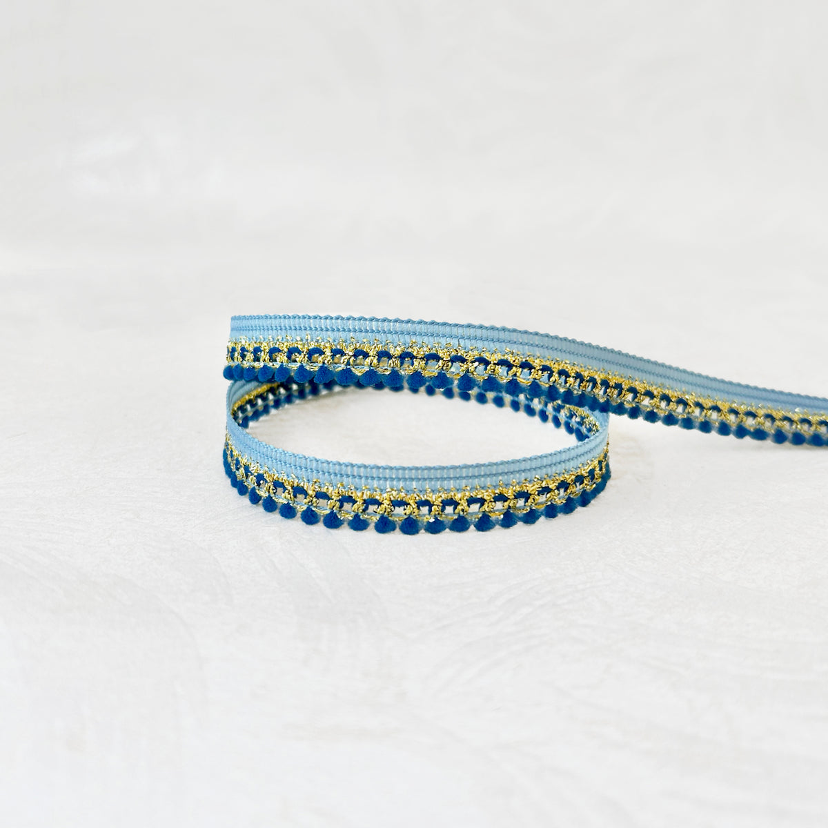 Metallic Puffy Loop Edge Braid - Multiple Colorways