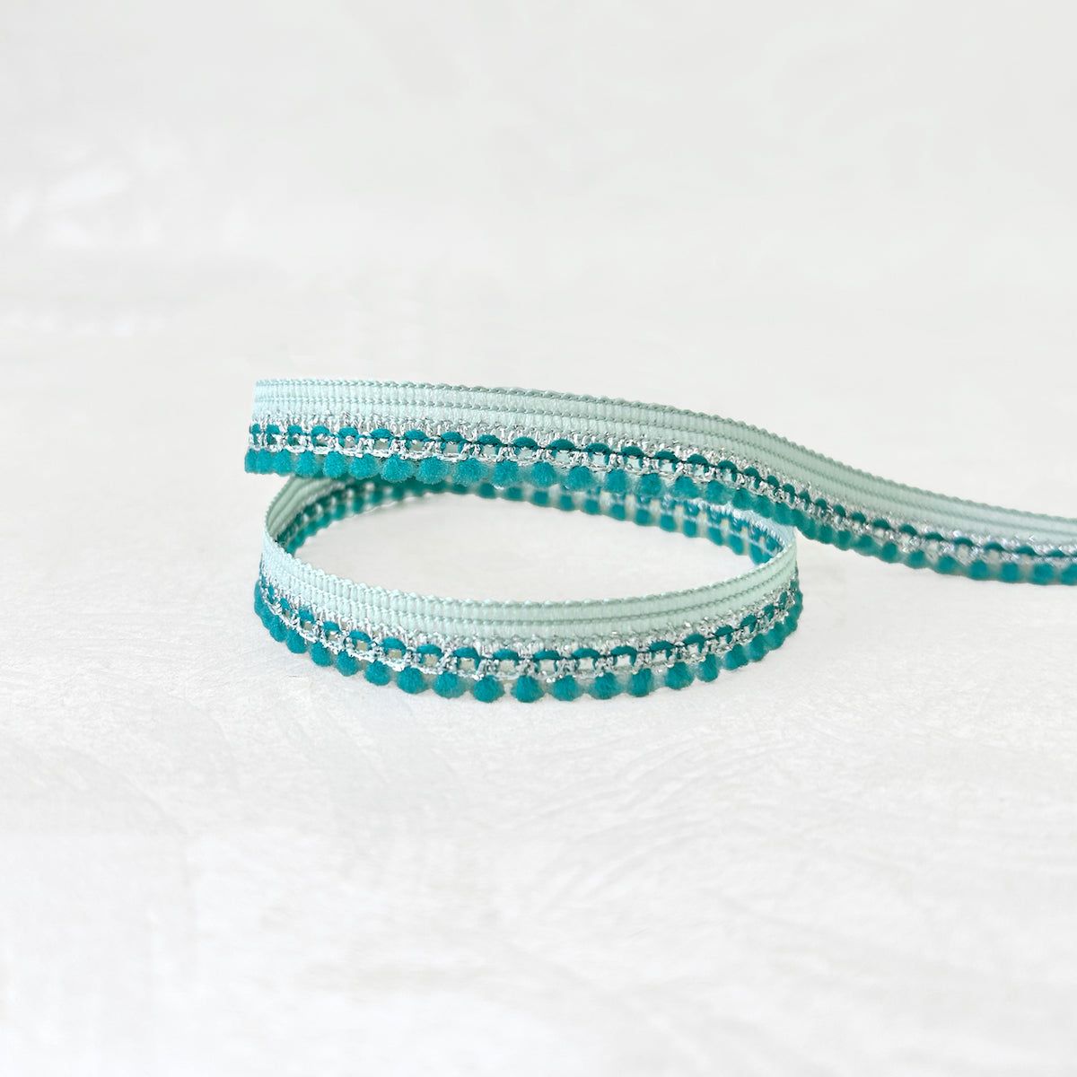 Metallic Puffy Loop Edge Braid - Multiple Colorways