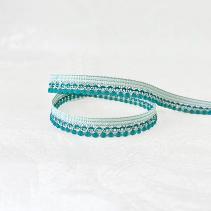 Metallic Puffy Loop Edge Braid - Multiple Colorways