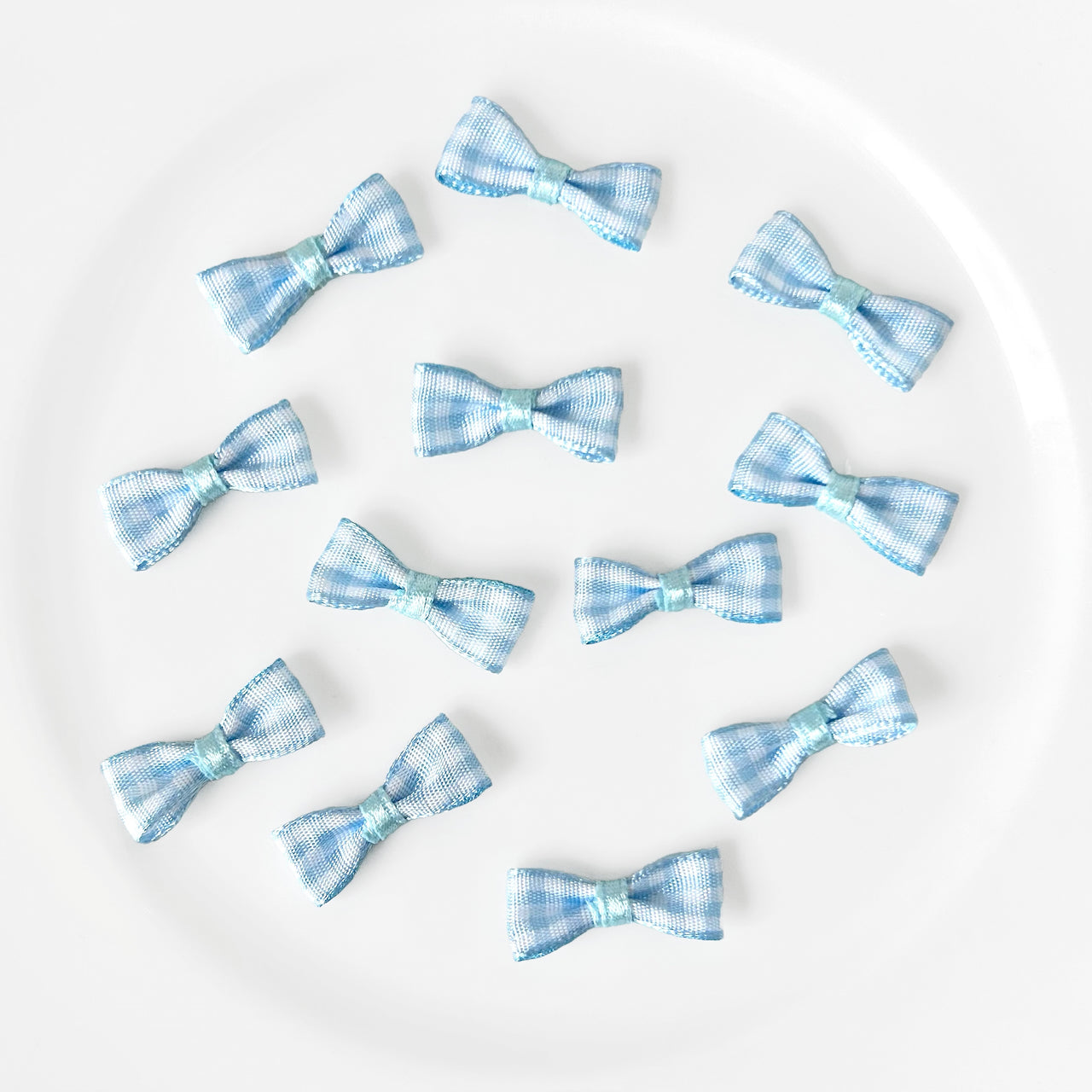 Mini Gingham Check Bow-Ties - Multiple Colorways