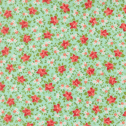 Moda_Marylebone_Small_Floral_Fabric_Aqua