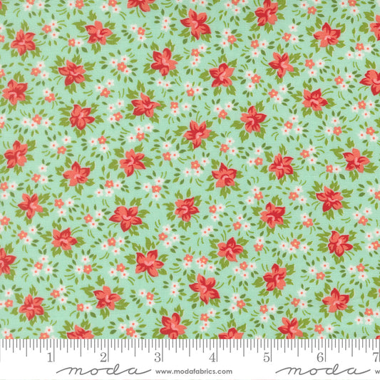 Moda_Marylebone_Small_Floral_Fabric_Aqua