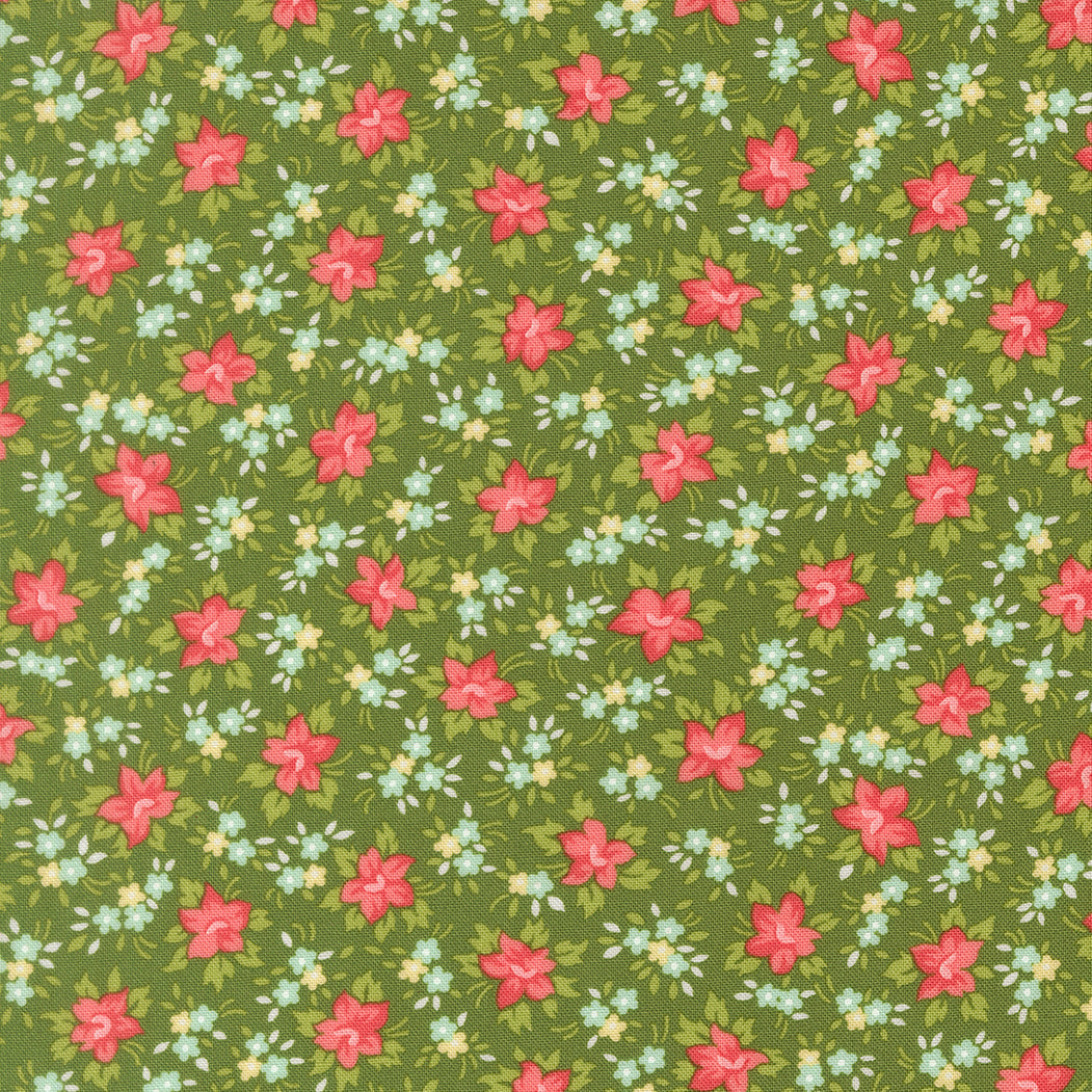 Moda_Marylebone_Small_Floral_Fabric_Green