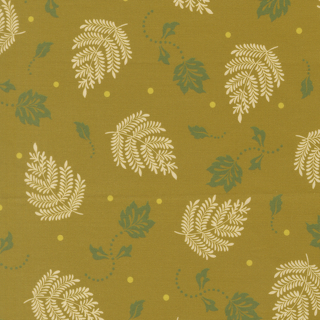 Moda_Sitara_Paisley_Leaf_Olive_Fabric