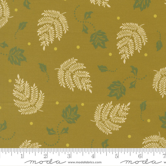 Moda_Sitara_Paisley_Leaf_Olive_Fabric
